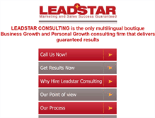 Tablet Screenshot of leadstarsuccess.com